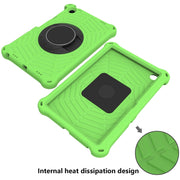 For Lenovo Tab M10 Plus 10.6 3rd Gen 2022 Spider King Silicone Protective Tablet Case(Green)