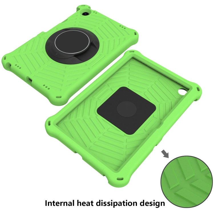 For Lenovo Tab M10 Plus 10.6 3rd Gen 2022 Spider King Silicone Protective Tablet Case(Green)