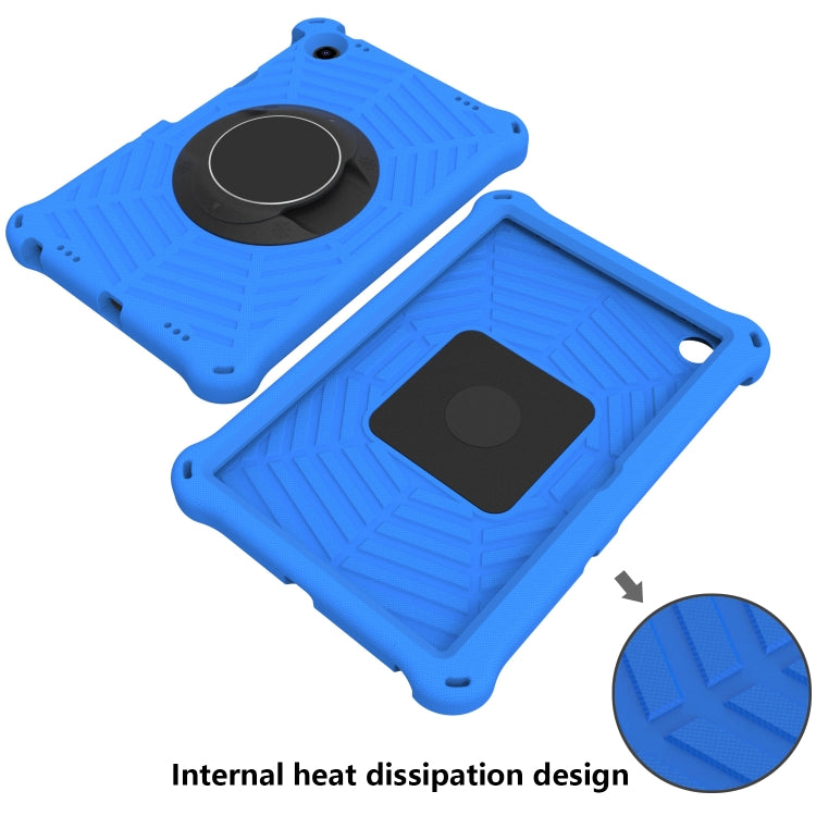 For Lenovo Tab M10 Plus 10.6 3rd Gen 2022 Spider King Silicone Protective Tablet Case(Blue)