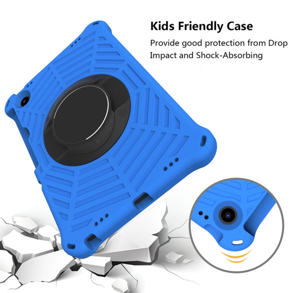 For Lenovo Tab M10 Plus 10.6 3rd Gen 2022 Spider King Silicone Protective Tablet Case(Blue)