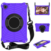 For Lenovo Tab K10 Spider King Silicone Protective Tablet Case(Purple)