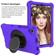For Lenovo Tab K10 Spider King Silicone Protective Tablet Case(Purple)
