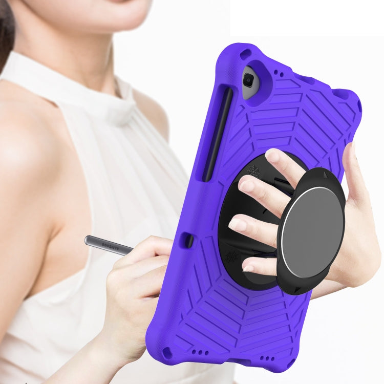For Lenovo Tab K10 Spider King Silicone Protective Tablet Case(Purple)