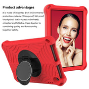 For Amazon Kindle Fire HD 8 / 8 Plus 2022 / 2020 Spider King Silicone Protective Tablet Case(Red)