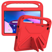 For Lenovo Tab M10 Plus 10.6 3rd Gen 2022 Handle EVA Shockproof Tablet Case with Holder(Red)