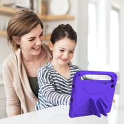 For Lenovo Tab M10 Plus 10.6 3rd Gen 2022 Handle EVA Shockproof Tablet Case with Holder(Purple)