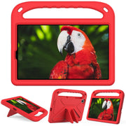 For Lenovo Tab M10 HD 2nd Gen Handle EVA Shockproof Tablet Case with Holder(Red)