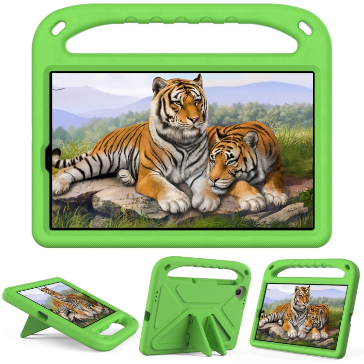 For Lenovo Tab M10 HD 2nd Gen Handle EVA Shockproof Tablet Case with Holder(Green)