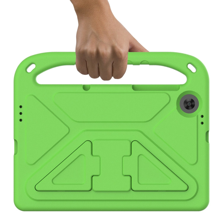 For Lenovo Tab M10 HD 2nd Gen Handle EVA Shockproof Tablet Case with Holder(Green)