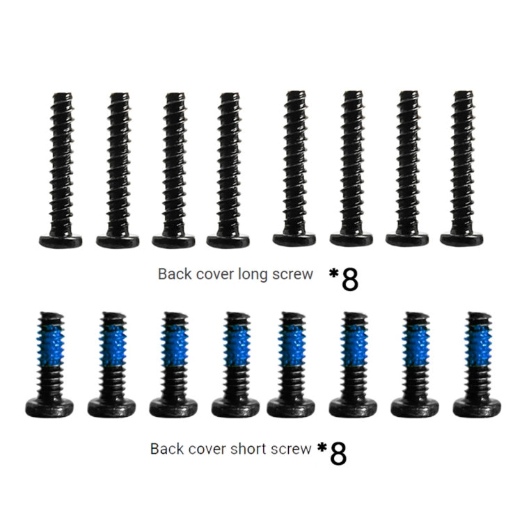 16 in 1 Steam Deck Back Cover Screw Set