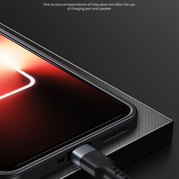 For Realme GT Neo 5 Blade Series TPU + Titanium Alloy Phone Case(Black Silver)