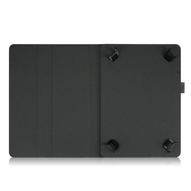 For 10 inch Marble Pattern Stitching Leather Tablet Case(Blue)