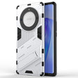For Honor X9a/X40 5G/Magic5 Lite Punk Armor PC + TPU Phone Case with Holder(White) - Honor Cases by PMC TechLife | Online Shopping South Africa | PMC TechLife