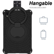 For Lenovo Tab P11 TB-J606 Spider King Silicone Protective Tablet Case(Black)