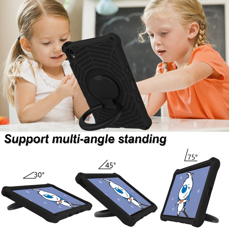 For Lenovo Tab P11 TB-J606 Spider King Silicone Protective Tablet Case(Black)