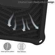For Lenovo Tab P11 TB-J606 Spider King Silicone Protective Tablet Case(Black)