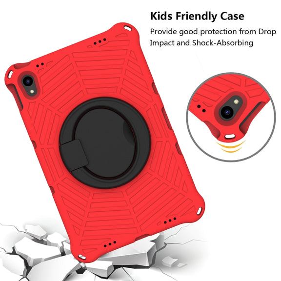 For Lenovo Tab P11 TB-J606 Spider King Silicone Protective Tablet Case(Red)