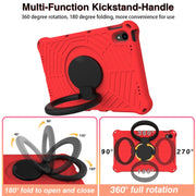 For Lenovo Tab P11 TB-J606 Spider King Silicone Protective Tablet Case(Red)