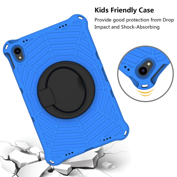 For Lenovo Tab P11 TB-J606 Spider King Silicone Protective Tablet Case(Blue)