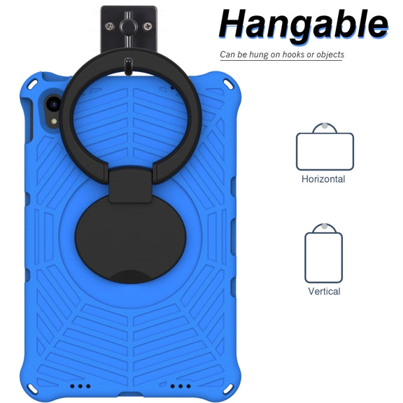 For Lenovo Tab P11 TB-J606 Spider King Silicone Protective Tablet Case(Blue)