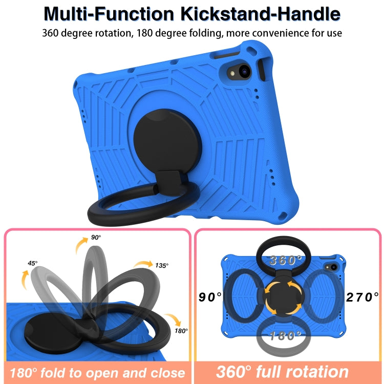 For Lenovo Tab P11 TB-J606 Spider King Silicone Protective Tablet Case(Blue)