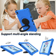 For Lenovo Tab P11 TB-J606 Spider King Silicone Protective Tablet Case(Blue)