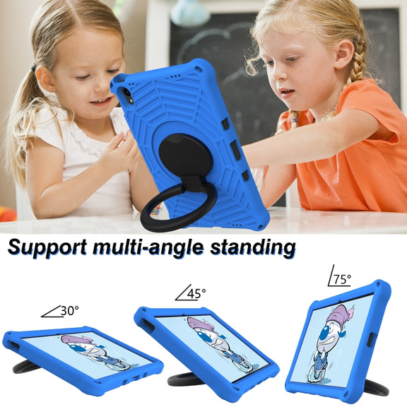 For Lenovo Tab P11 TB-J606 Spider King Silicone Protective Tablet Case(Blue)