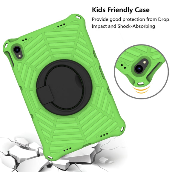For Lenovo Tab P11 TB-J606 Spider King Silicone Protective Tablet Case(Green)