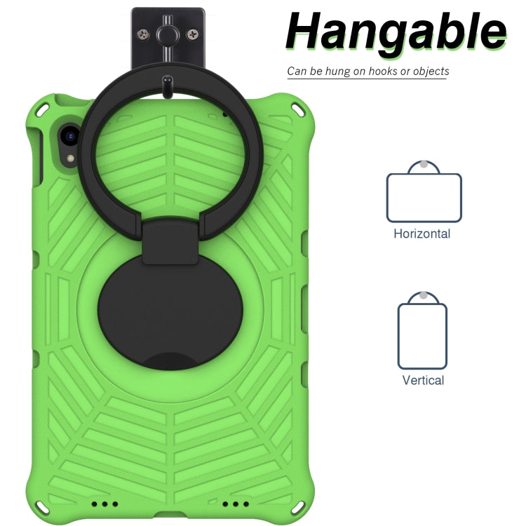 For Lenovo Tab P11 TB-J606 Spider King Silicone Protective Tablet Case(Green)