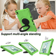 For Lenovo Tab P11 TB-J606 Spider King Silicone Protective Tablet Case(Green)