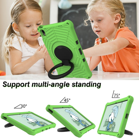 For Lenovo Tab P11 TB-J606 Spider King Silicone Protective Tablet Case(Green)