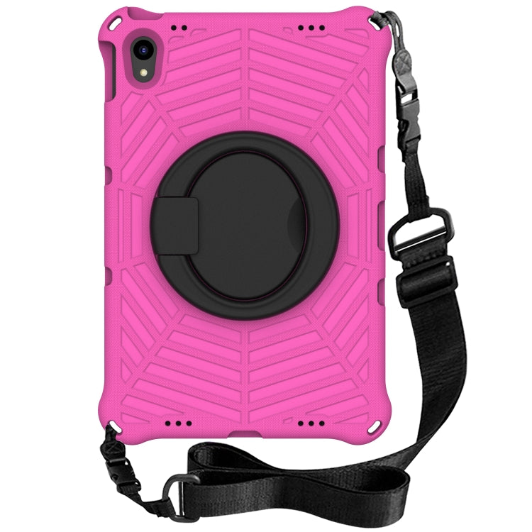 For Lenovo Tab P11 TB-J606 Spider King Silicone Protective Tablet Case(Rose Red)