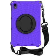 For Lenovo Tab P11 TB-J606 Spider King Silicone Protective Tablet Case(Purple)