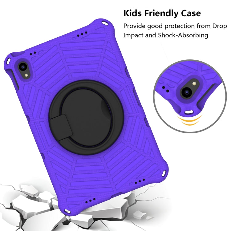 For Lenovo Tab P11 TB-J606 Spider King Silicone Protective Tablet Case(Purple)