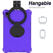 For Lenovo Tab P11 TB-J606 Spider King Silicone Protective Tablet Case(Purple)