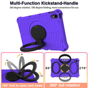 For Lenovo Tab P11 TB-J606 Spider King Silicone Protective Tablet Case(Purple)
