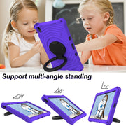 For Lenovo Tab P11 TB-J606 Spider King Silicone Protective Tablet Case(Purple)