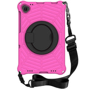 For Lenovo Tab K10 Spider King Silicone Protective Tablet Case(Rose Red)