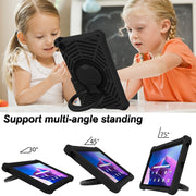 For Lenovo Tab M10 Plus 10.6 3rd Gen 2022 Spider King Silicone Protective Tablet Case(Black)
