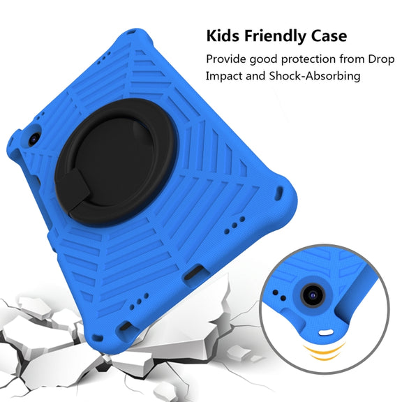 For Lenovo Tab M10 Plus 10.6 3rd Gen 2022 Spider King Silicone Protective Tablet Case(Blue)