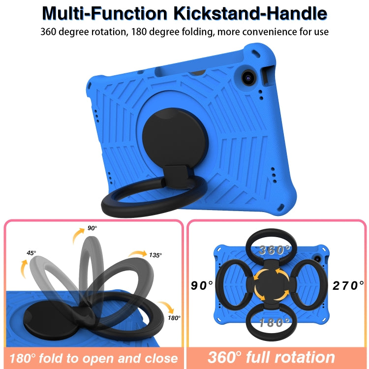 For Lenovo Tab M10 Plus 10.6 3rd Gen 2022 Spider King Silicone Protective Tablet Case(Blue)