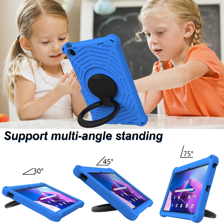 For Lenovo Tab M10 Plus 10.6 3rd Gen 2022 Spider King Silicone Protective Tablet Case(Blue)