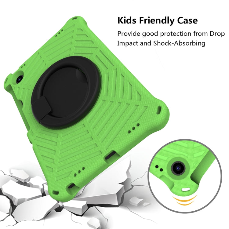 For Lenovo Tab M10 Plus 10.6 3rd Gen 2022 Spider King Silicone Protective Tablet Case(Green)