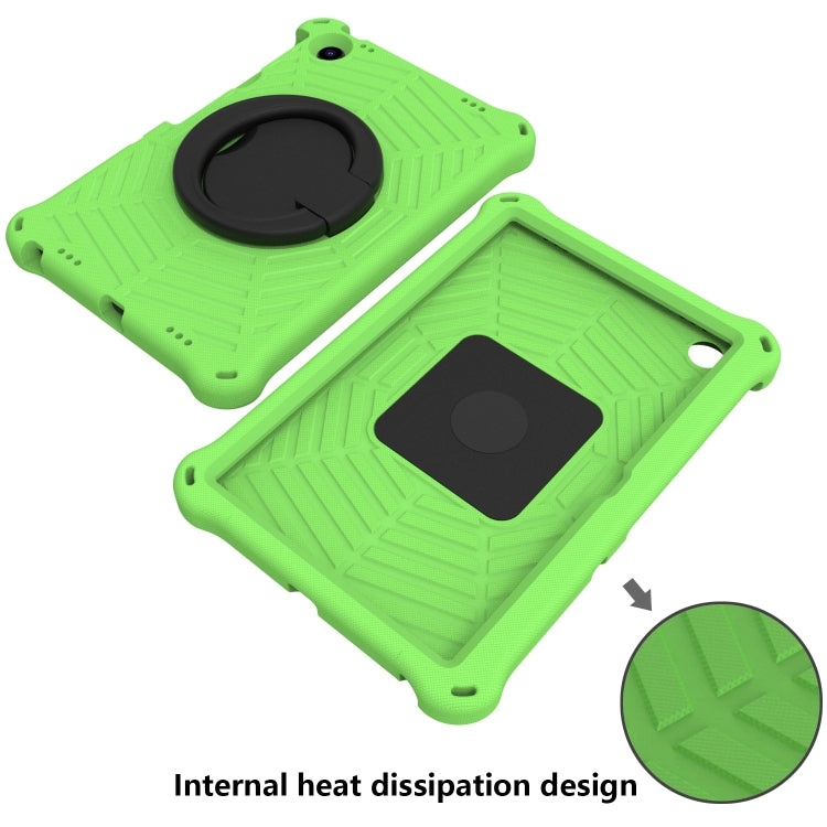 For Lenovo Tab M10 Plus 10.6 3rd Gen 2022 Spider King Silicone Protective Tablet Case(Green)