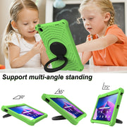 For Lenovo Tab M10 Plus 10.6 3rd Gen 2022 Spider King Silicone Protective Tablet Case(Green)