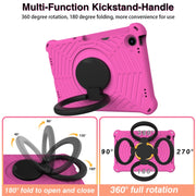 For Lenovo Tab M10 Plus 10.6 3rd Gen 2022 Spider King Silicone Protective Tablet Case(Rose Red)
