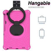 For Lenovo Tab M10 Plus 10.6 3rd Gen 2022 Spider King Silicone Protective Tablet Case(Rose Red)