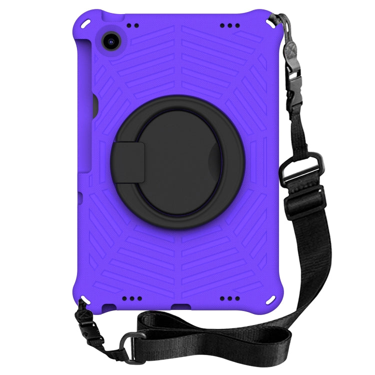 For Lenovo Tab M10 Plus 10.6 3rd Gen 2022 Spider King Silicone Protective Tablet Case(Purple)