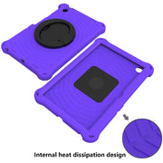 For Lenovo Tab M10 Plus 10.6 3rd Gen 2022 Spider King Silicone Protective Tablet Case(Purple)