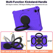 For Lenovo Tab M10 Plus 10.6 3rd Gen 2022 Spider King Silicone Protective Tablet Case(Purple)